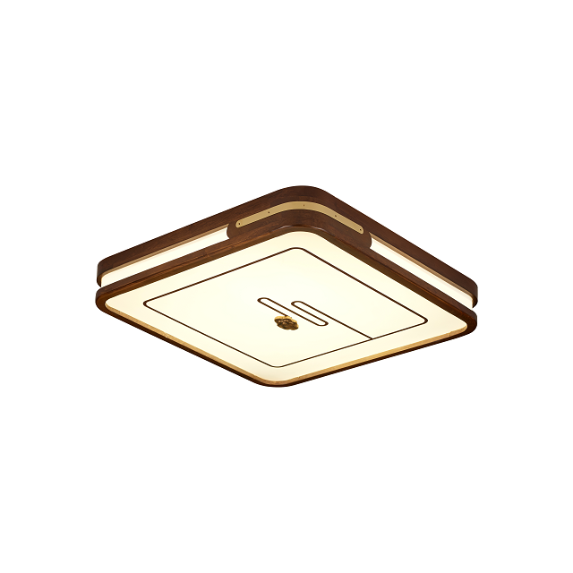 实木吸顶灯 实木吸顶灯