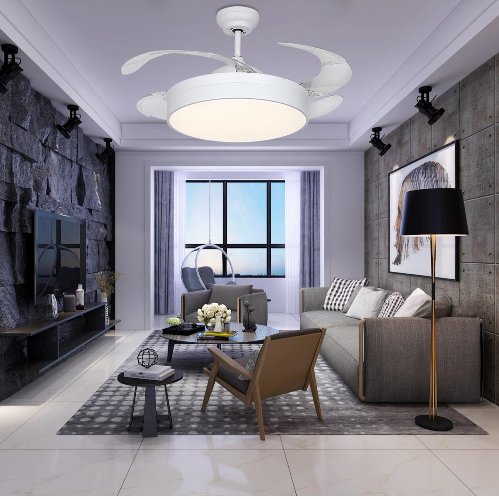 西施隐形风扇灯 西施隐形风扇灯